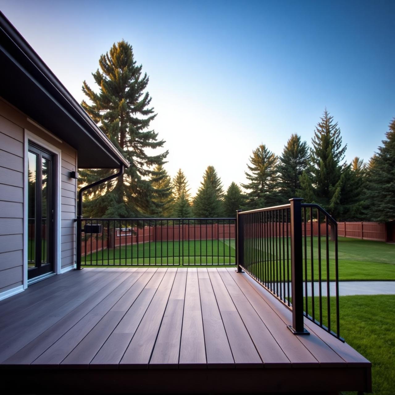 Modern composite deck